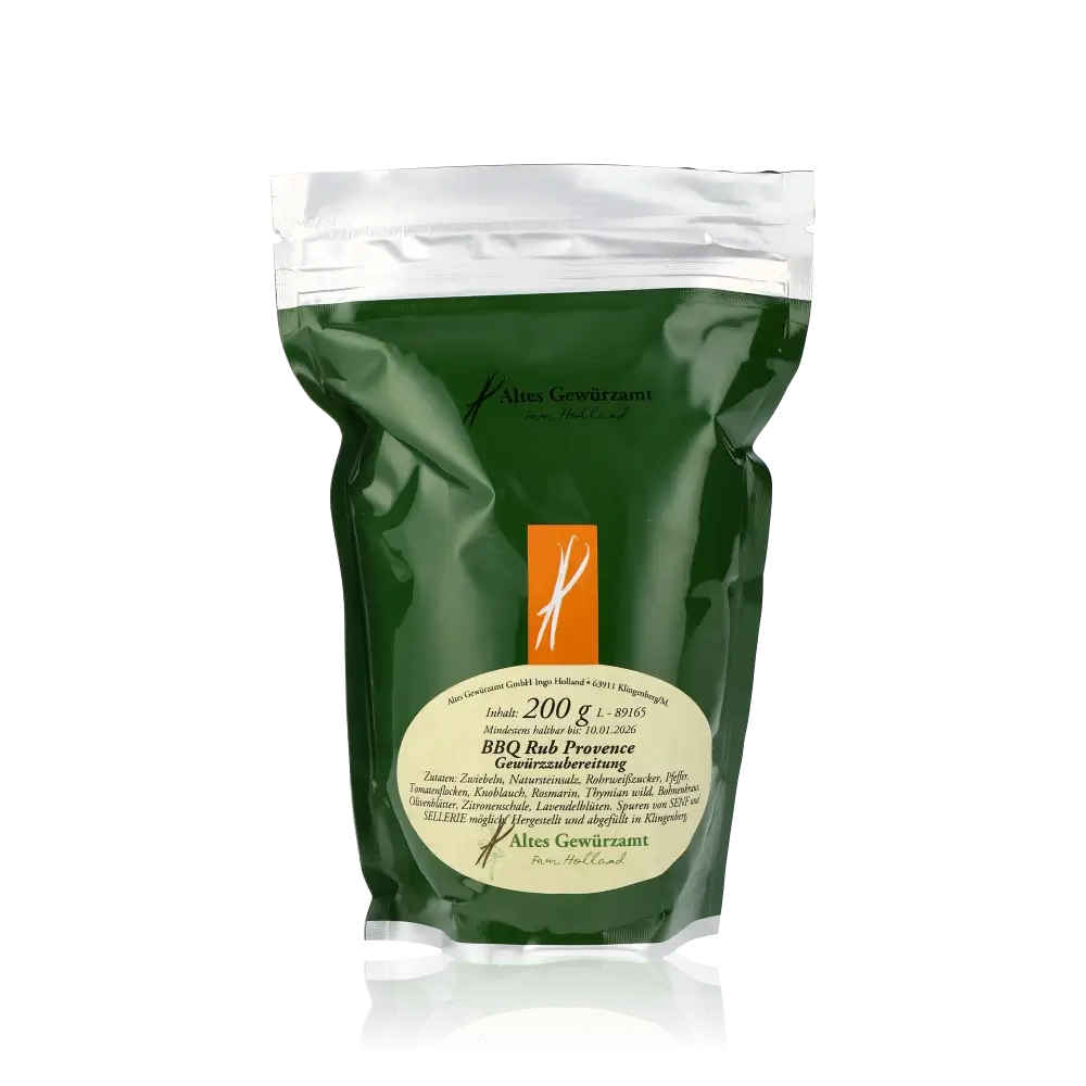 Feinkost-Gewürzmischung "BBQ Rub Provence" von Altes Gewürzamt.