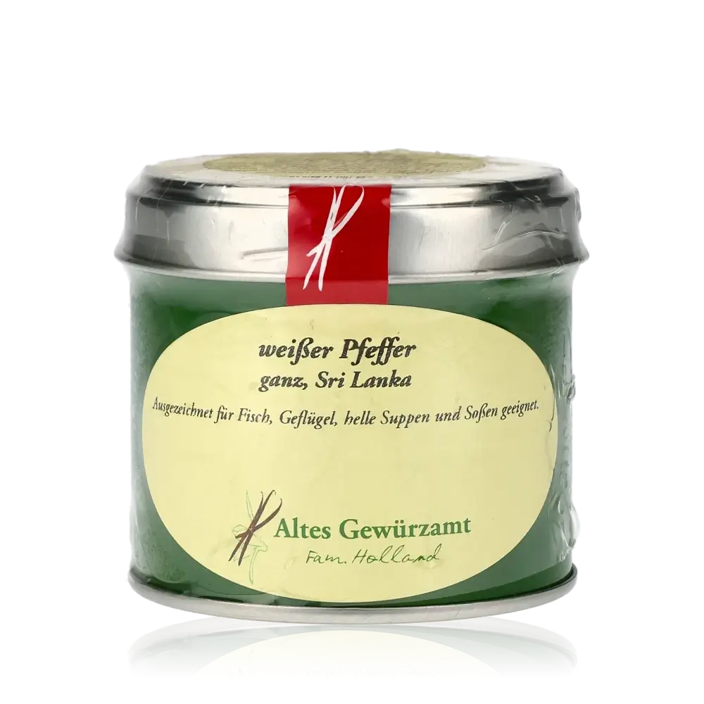 Weißer Pfeffer, Altes Gewürzamt, grüne Dose