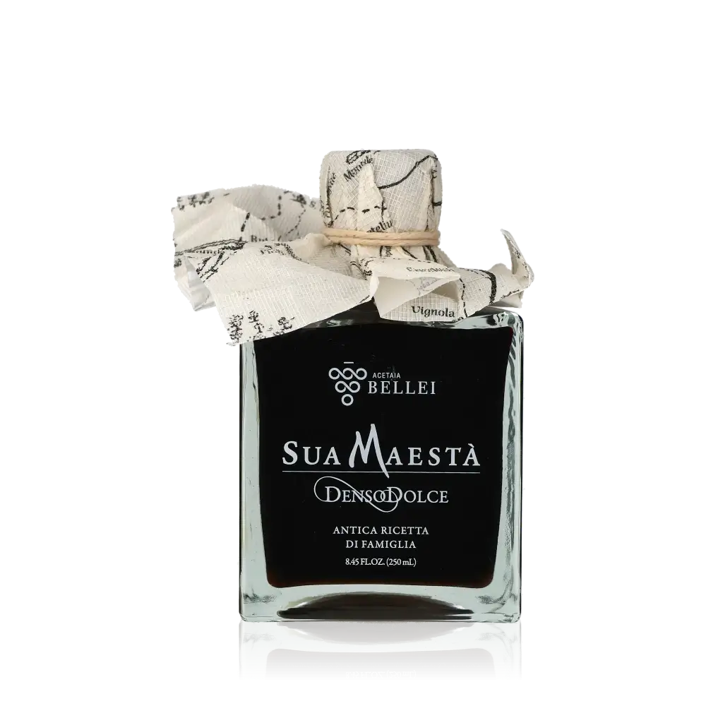 Flasche Bellei Sua Maestà Denso Dolce Balsamico Essig.