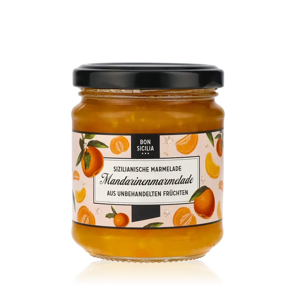 Mandarinenmarmelade aus Sizilien von Bon Sicilia
