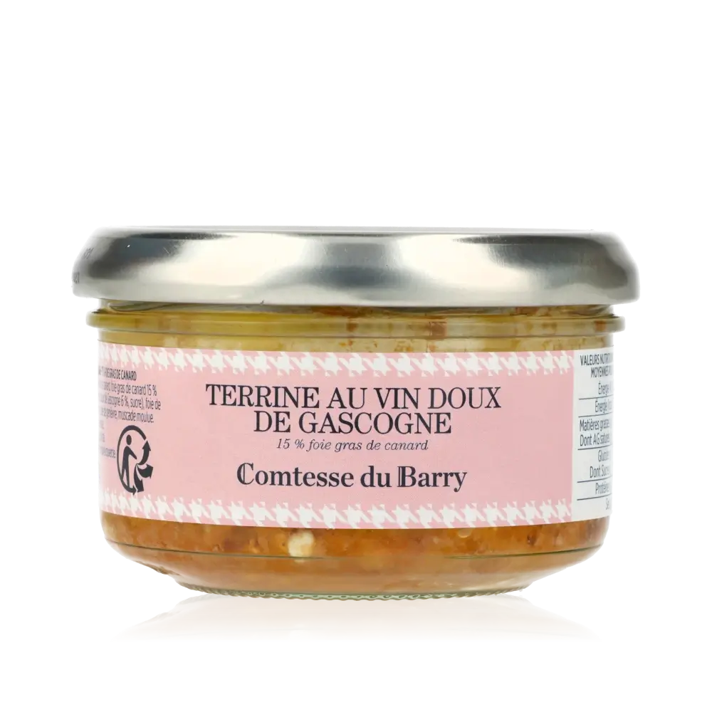 Comtesse du Barry Terrine au vin doux de Gascogne.