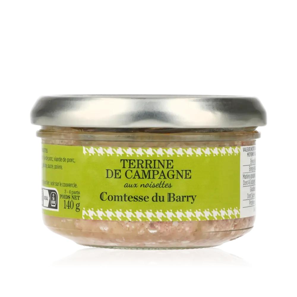 Terrine de Campagne aux noisettes von Comtesse du Barry.