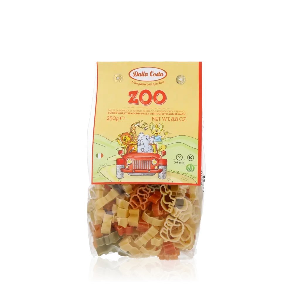 Kindernudeln mit Zoo-Motiv von Dalla Costa