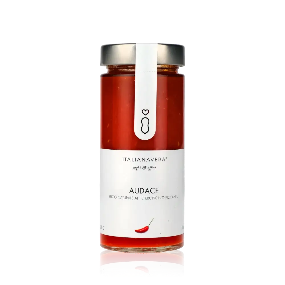 Sugo naturale Audace von Italianavera – würzige Tomatensauce mit Chili.