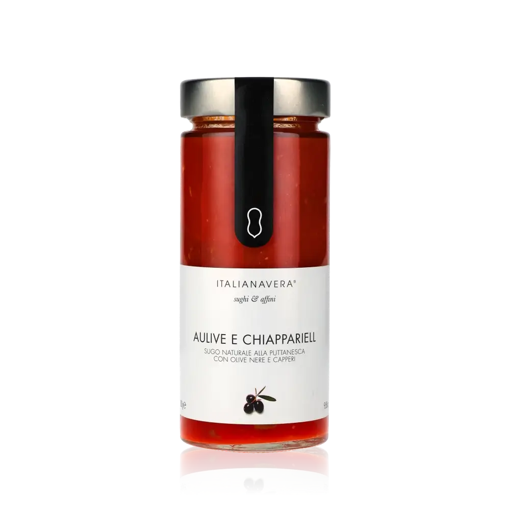 Italienische Tomatensauce im Glas, Marke Italianavera.