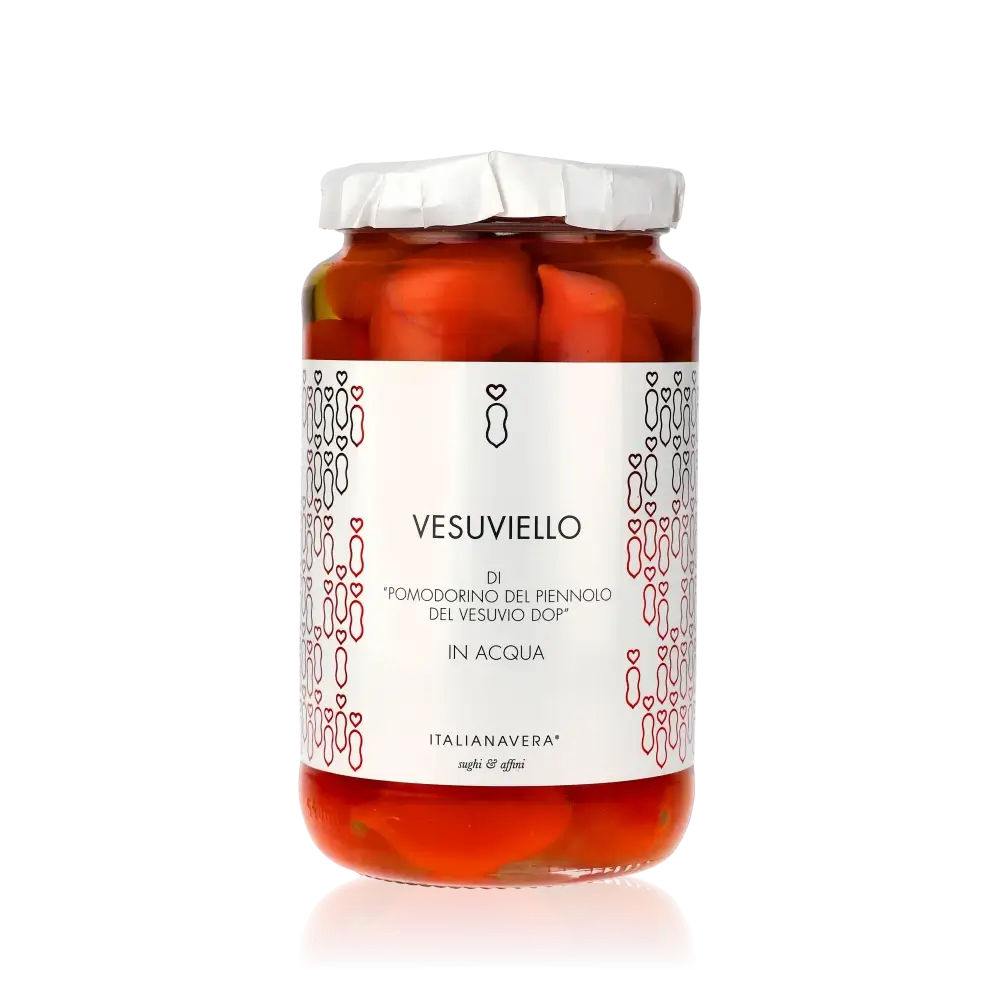 Feinkostglas mit Vesuviello Tomaten von Italianavera.