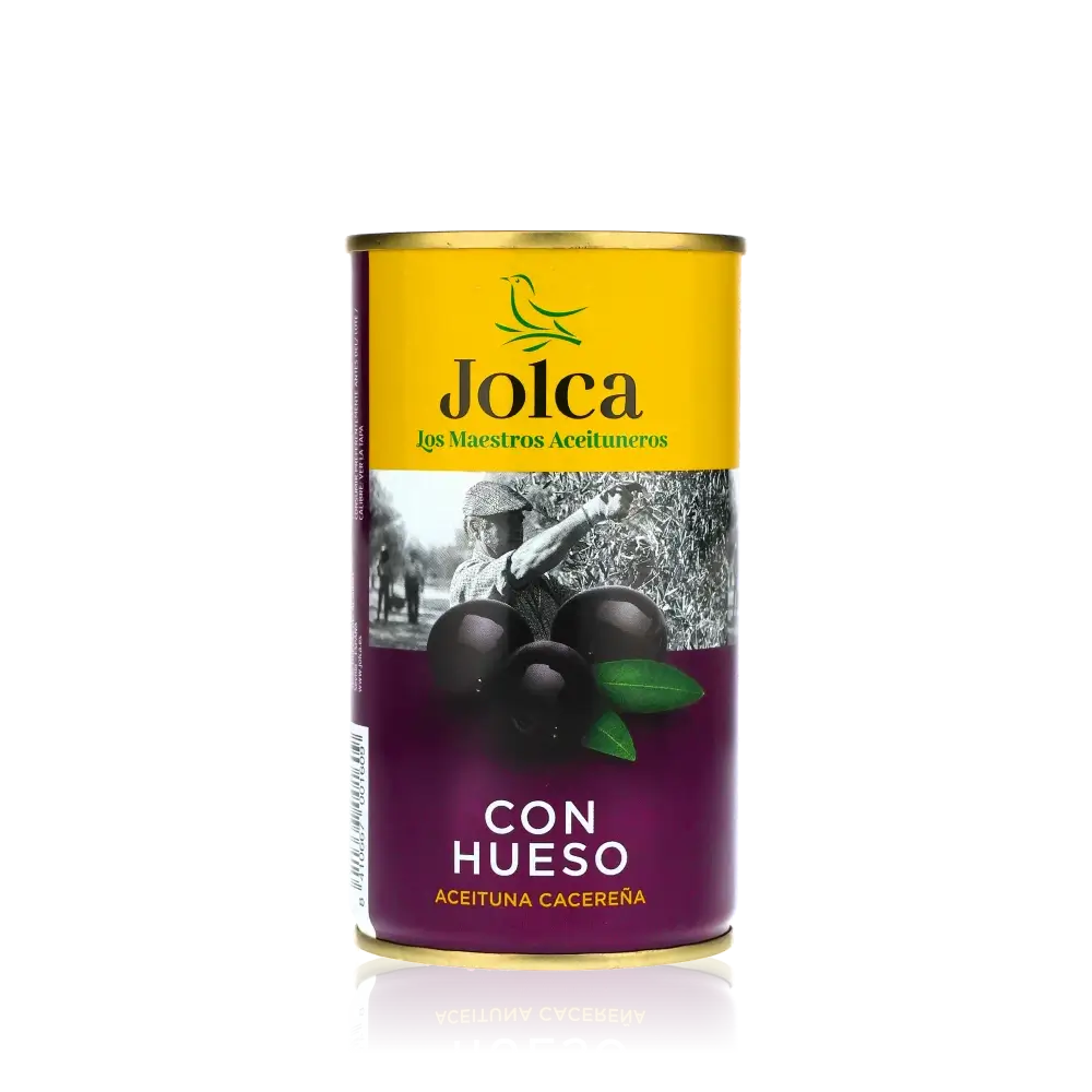 Schwarze Oliven mit Stein von Jolca – Essig & Öl Compagnie Schwarze Oliven mit Stein von Jolca – Essig & Öl Compagnie