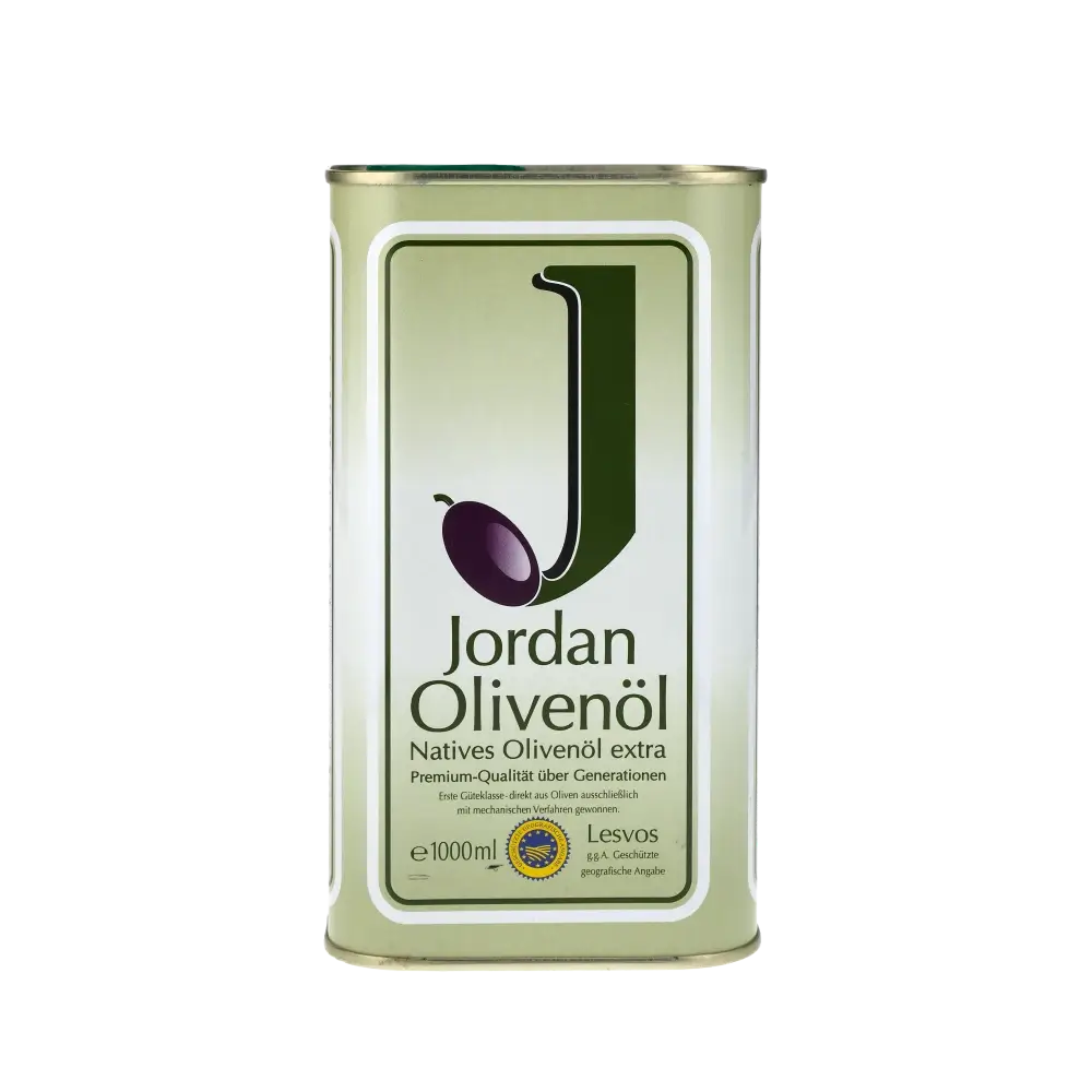 Jordan Olivenöl Dose, natives Olivenöl extra, 1000ml.