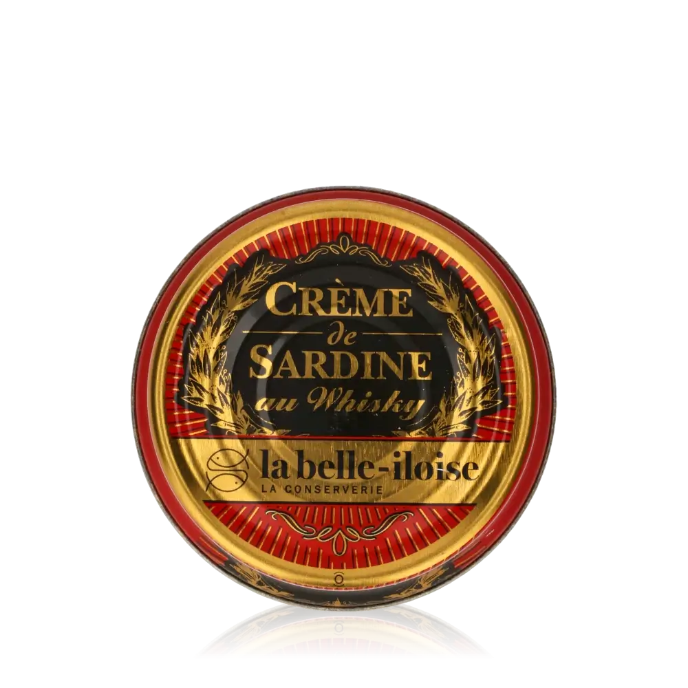 La belle-iloise Sardinencreme mit Whisky in Dose.