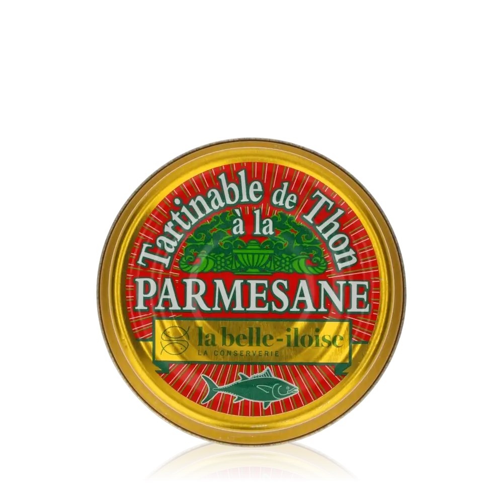 La belle iloise Thunfisch mit Parmesan Fischspezialität.