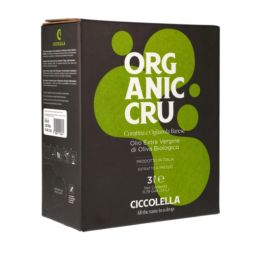 Ciccolella Bio Olivenöl Bag-in-Box, 3 Liter Verpackung.