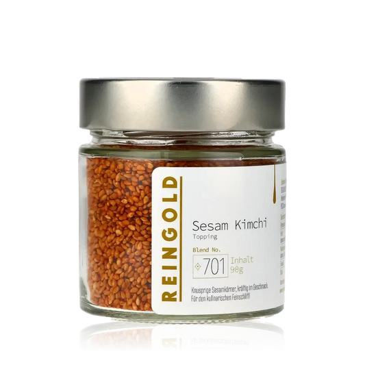 Reingold Sesam Kimchi Topping im Glas, 90g.