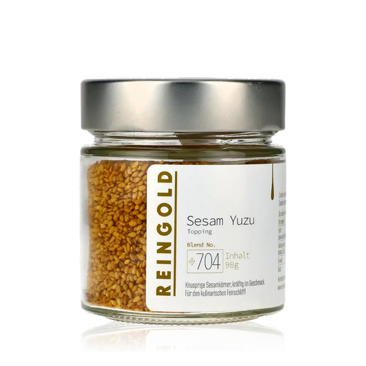 Reingold Sesam Yuzu Topping im Glas, 90g.