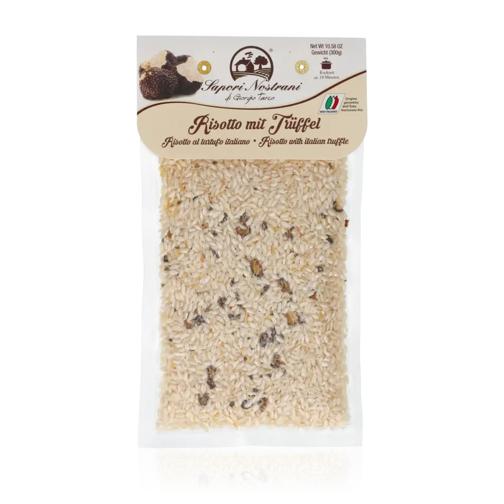 Sapori Nostrani Risotto mit Trüffel, 300g Packung.