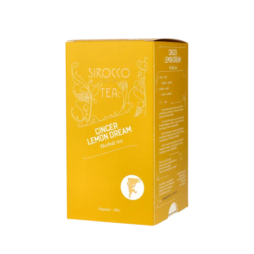 Sirocco Ginger Lemon Dream" Kräutertee - 20 Beutel