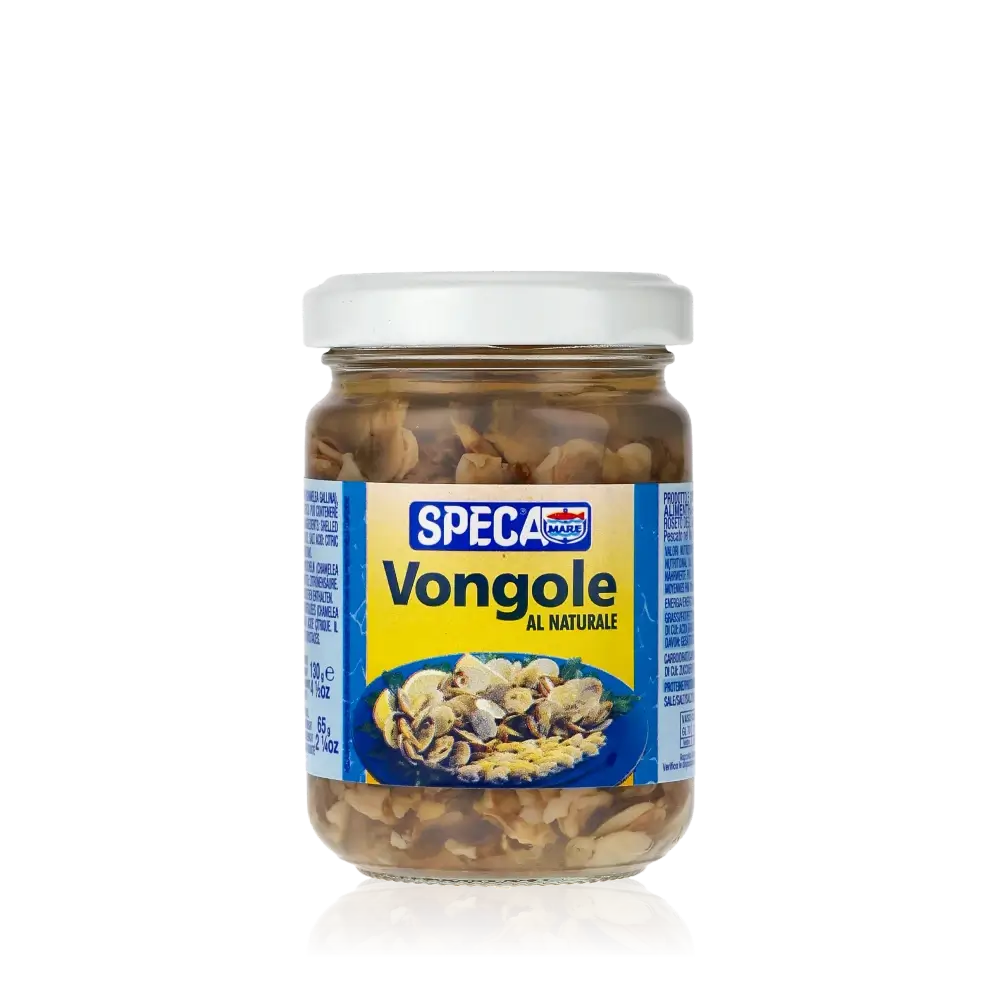 vongole aufbewahren Speca Vongole al Naturale von Alimentha – Essig & Öl Compagnie