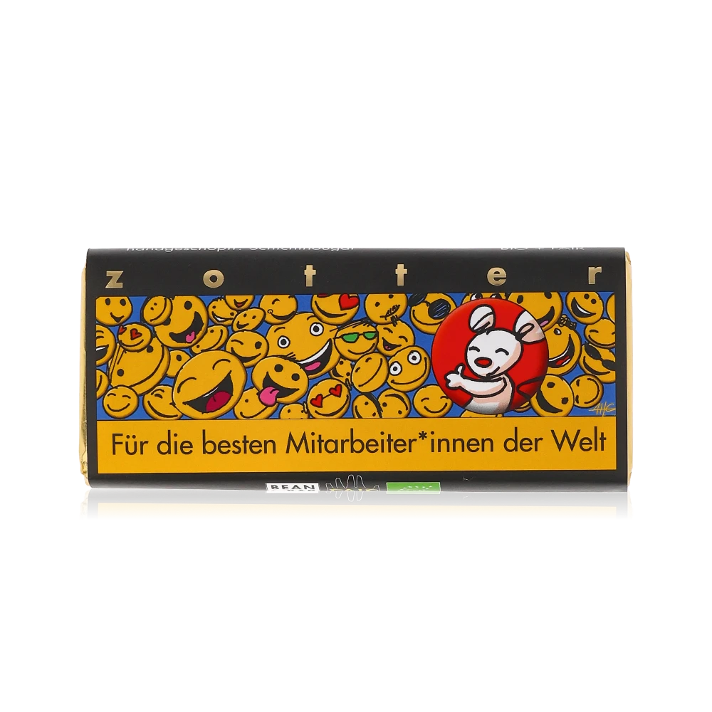 Für die besten MitarbeiterInnen der Welt von Zotter - Handgeschöpft, BIO