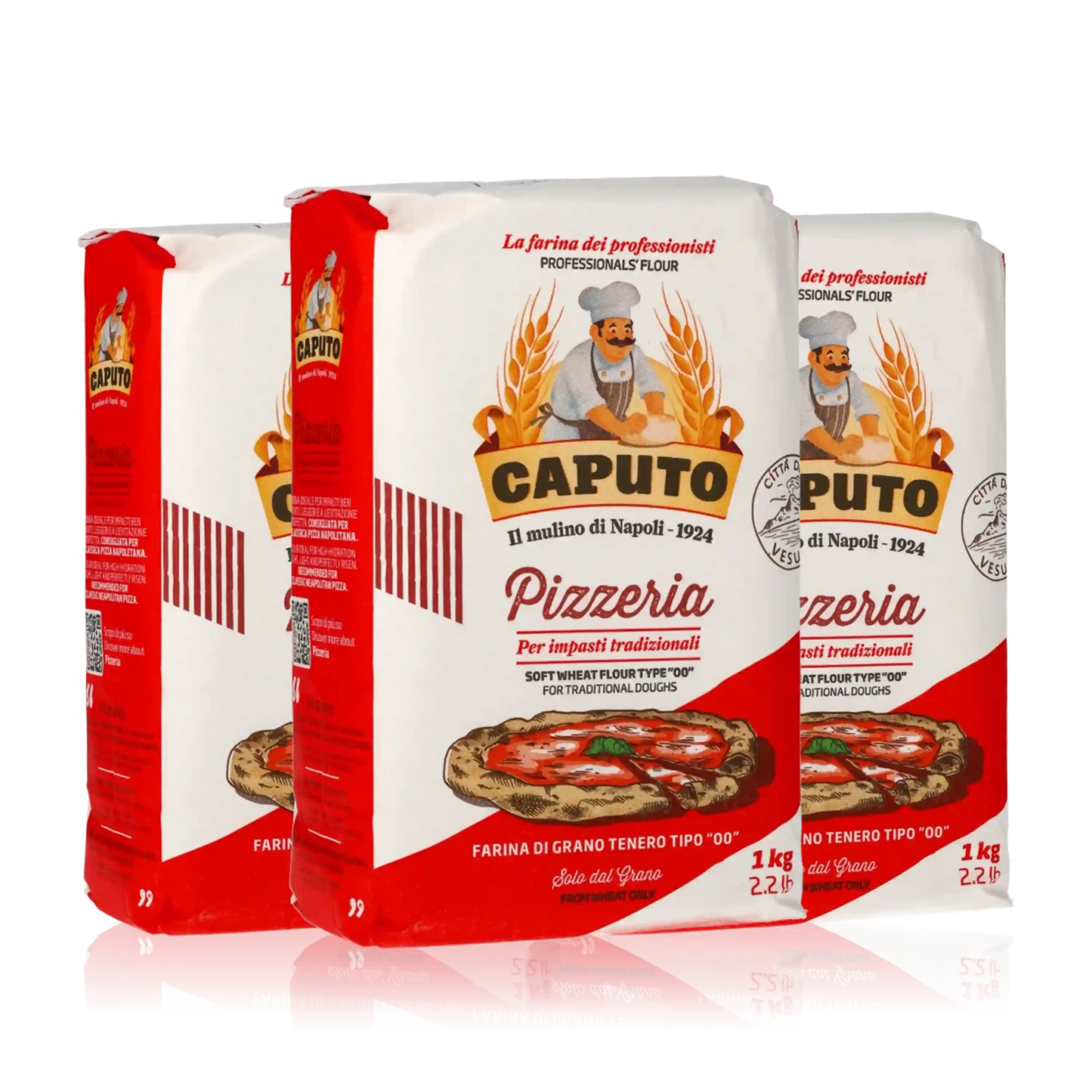 Caputo - Pizzaria - Vorratspaket 3 x 1 kg