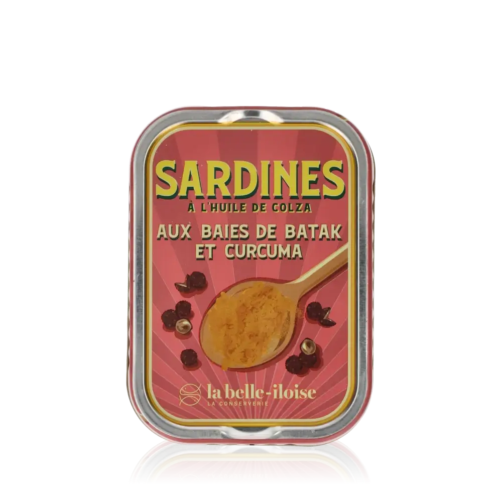 Feinkost-Sardinen in Dose, Marke: La Belle Iloise.