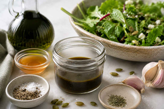 Kürbiskernöl-Salatdressing