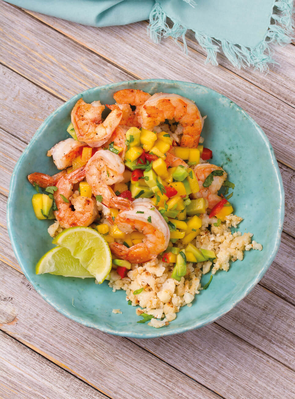 Garnelen-Mango-Salat