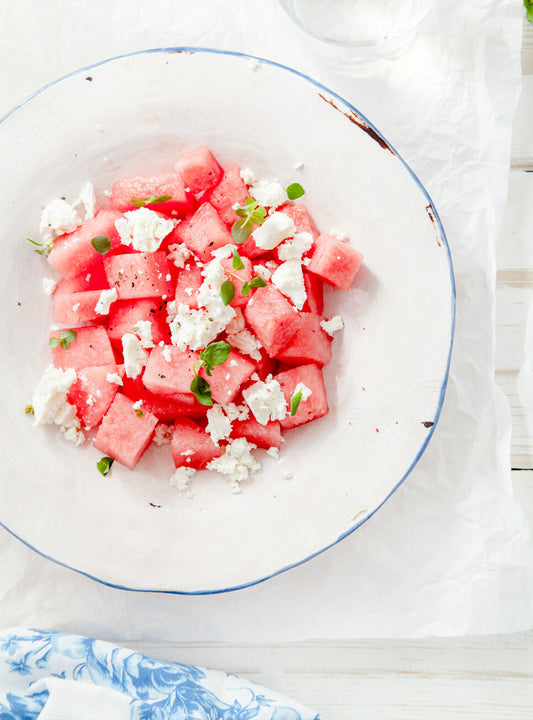 Wassermelonen-Feta-Salat