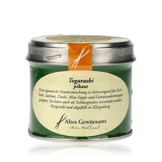Togarashi, Altes Gewürzamt, grüne Dose