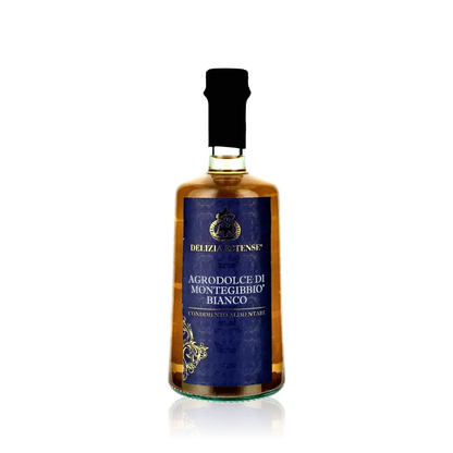Delizia Estense Agrodolce di Montegibbio Bianco Balsamico Flasche.