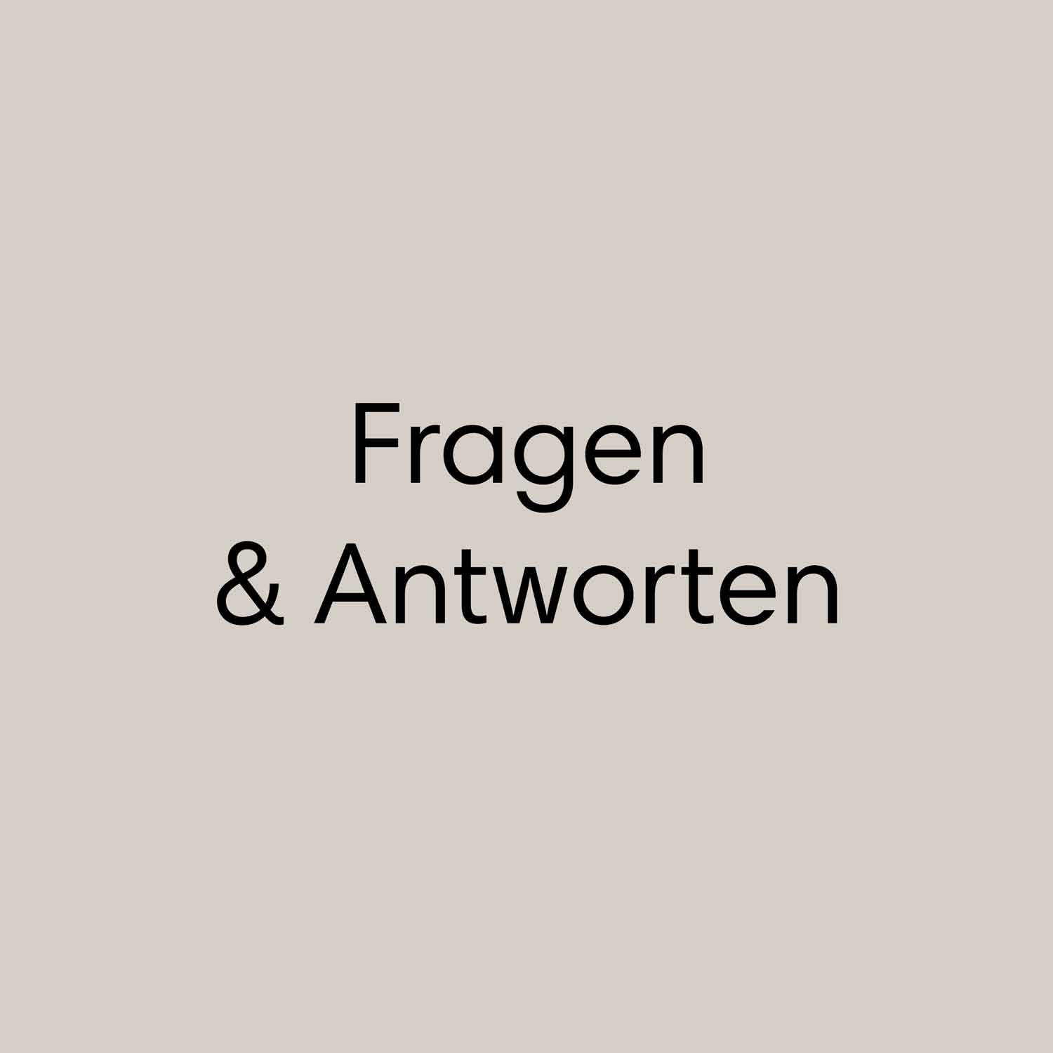 Banner mit text Fragen & Antworten