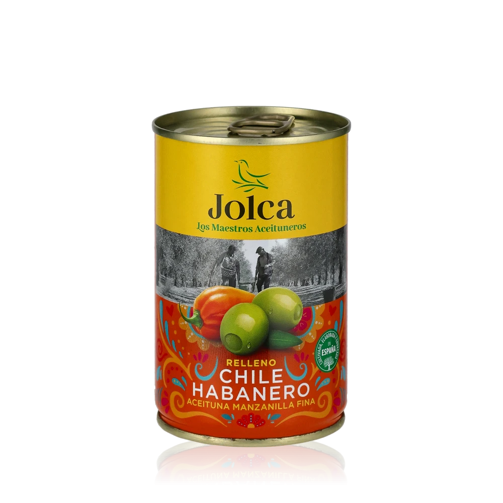 Jolca scharfe Tapas Oliven mit Habanero Chili