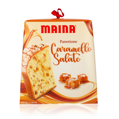 Panettone mit Salzkaramell
