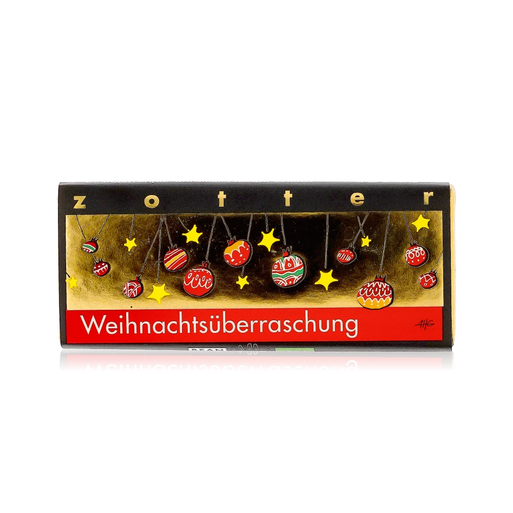 Weihnachtsüberraschung - Zotter - Handgeschöpfte Schokolade