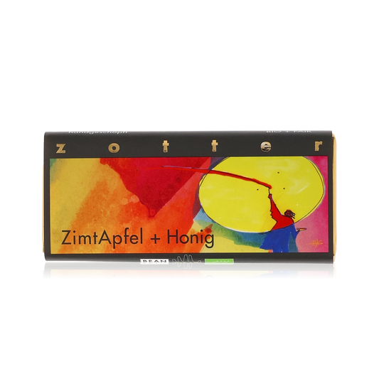 Zimapfel + Honig - Zotter - Handgeschöpfte Schokolade bio