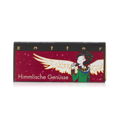 Himmlische Genüsse von Zotter - Handgeschöpfte Schokolade, BIO