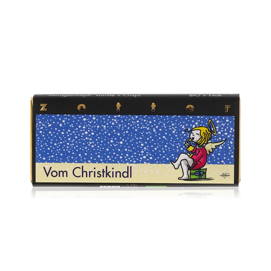 Vom Christkindl von Zotter - Handgeschöpfte Schokolade, BIO
