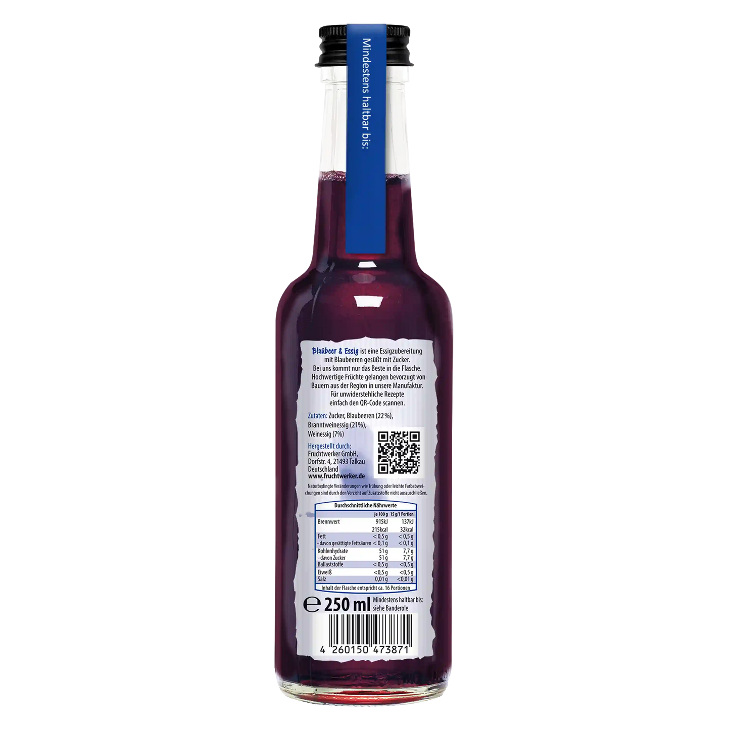 Blaubeere & Essig - Das Original - Fruchtwerker