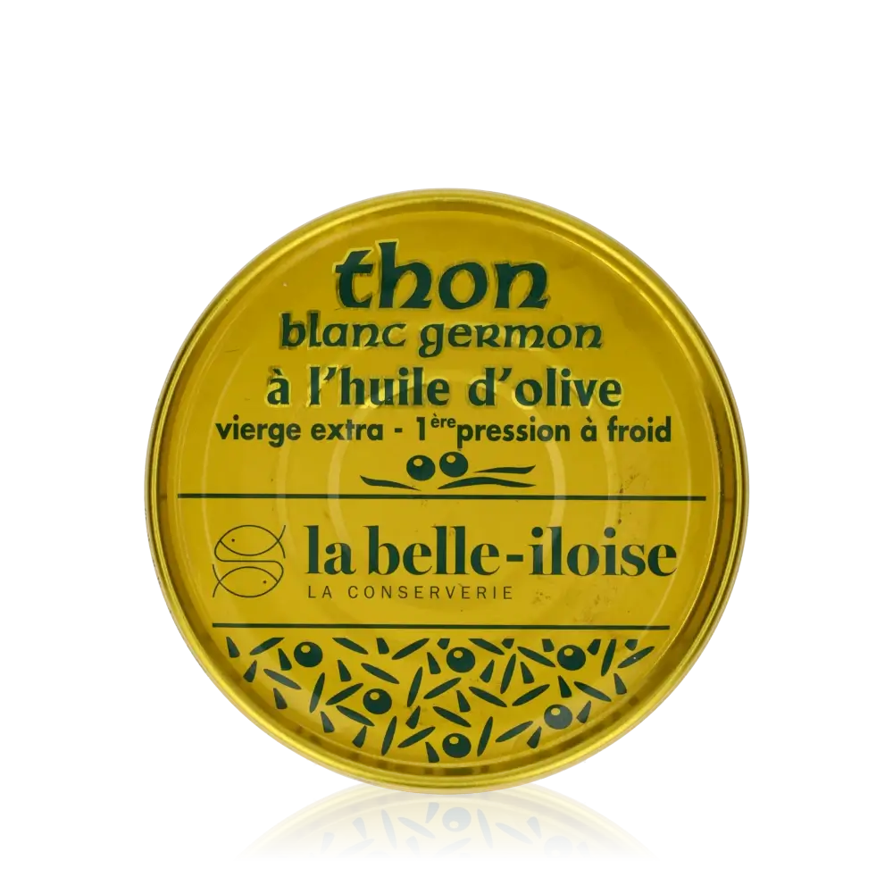 La Belle-Iloise Thunfisch in Olivenöl Konservendose.