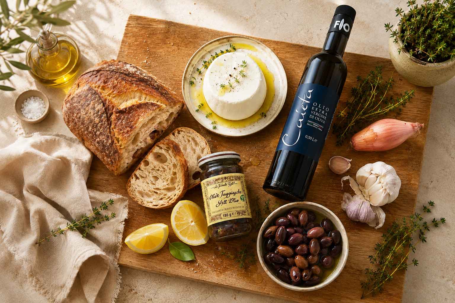 Oliven-Confit Zutaten