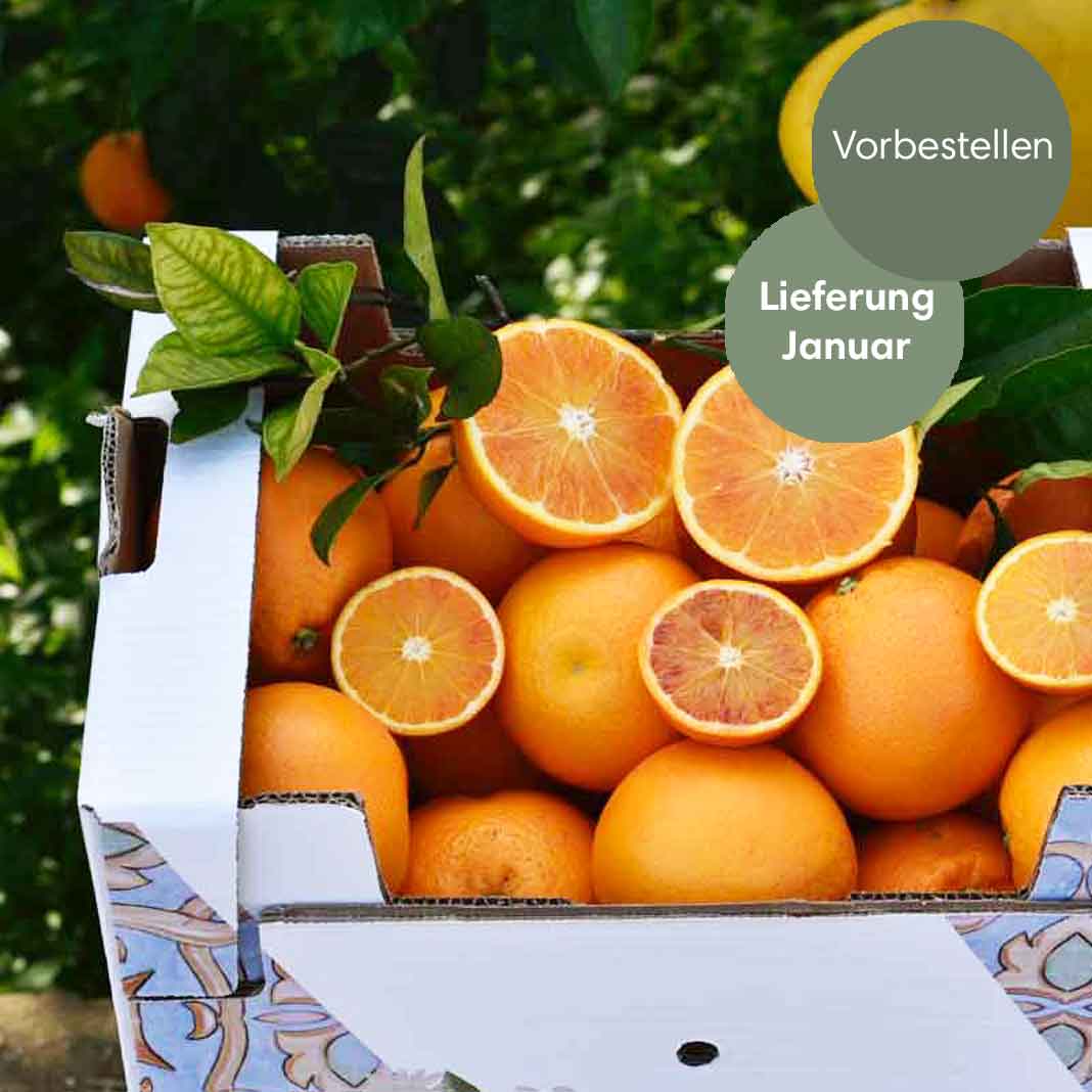 Tarocco Tafelorangen aus Sizilien IGP und BIO