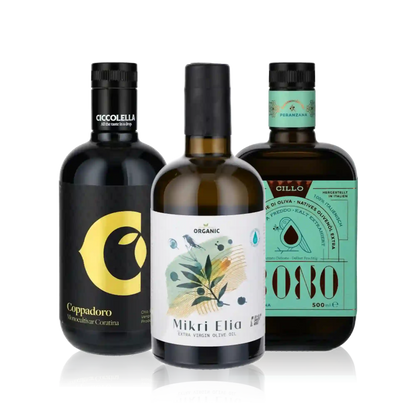 Olivenöl Tasting Set: drei Sorten zum Vergleichen