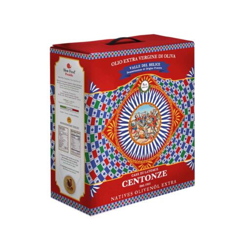 Centoze - Casa di Latomie natives Olivenöl extra 3 Liter Bag in Box DOP Valle del Belice