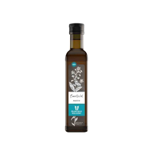 Bio-Borretschöl der Ölmühle Solling in Flasche 250ml