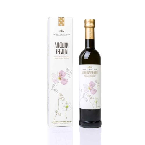 Arbequina Premium natives Olivenöl extra in Geschenkschachtel Nobleza del Sur