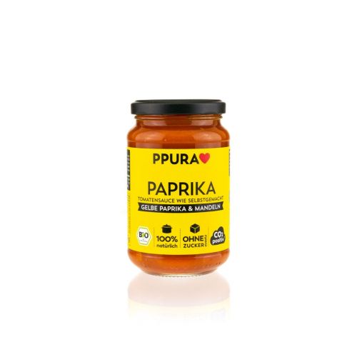Bio Tomatensauce mit Paprika und Mandeln von PPura