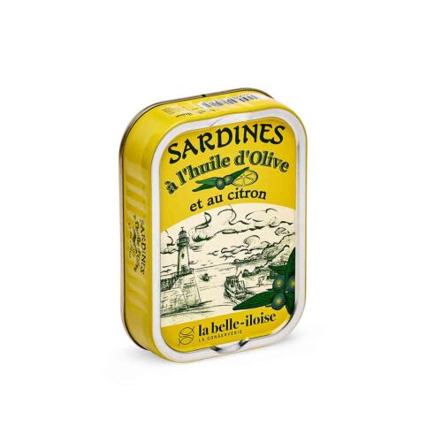 La belle-iloise Sardinen in Olivenöl und Zitrone, Dose