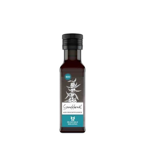 Sanddornöl aus Fruchtfleisch bio 100 ml Flasche Ölmühle Solling