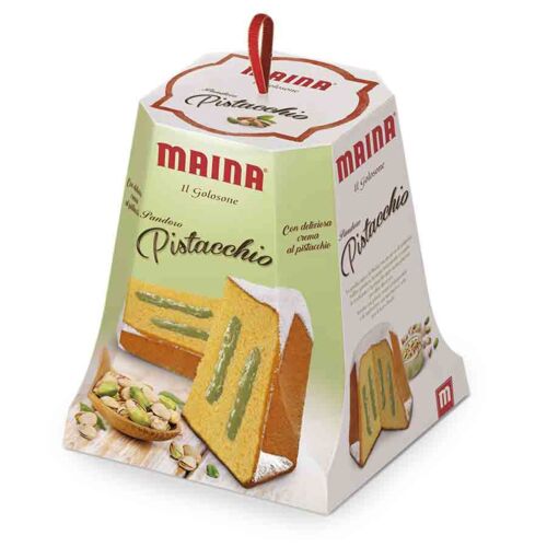 Maina Pandoro mit Pistaziencreme