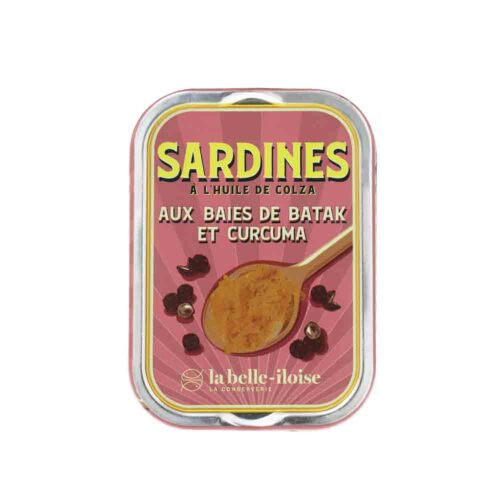 Sardinen in der Dose mit Curcuma und Batakbeeren von la belle-iloise