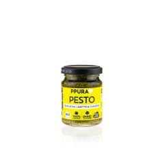 Pesto Basilikum, Limettte & Cashews BIO von PPURA, 120g