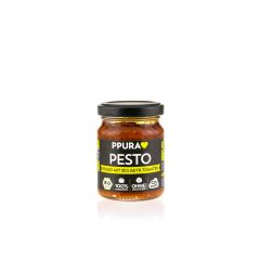 Pesto Rosso mit 35% getrockneten Tomaten BIO von PPURA, 120g